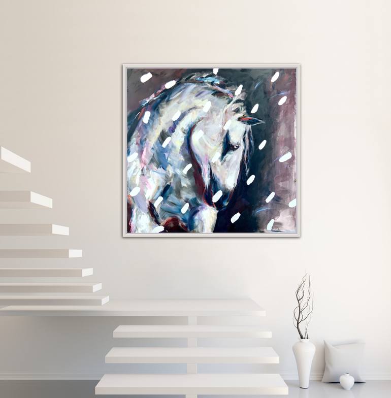 Original Expressionism Animal Painting by Alexandra Jagoda
