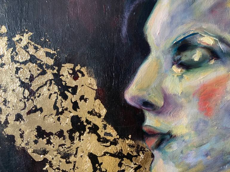 Original Conceptual People Painting by Alexandra Jagoda