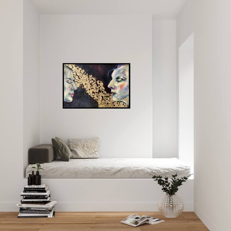 Original Conceptual People Painting by Alexandra Jagoda