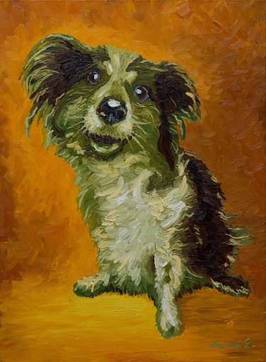 Print of Expressionism Dogs Paintings by Eugene Motroy