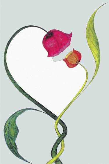 Print of Love Printmaking by Helgána Shyshkina-Rybalskaya