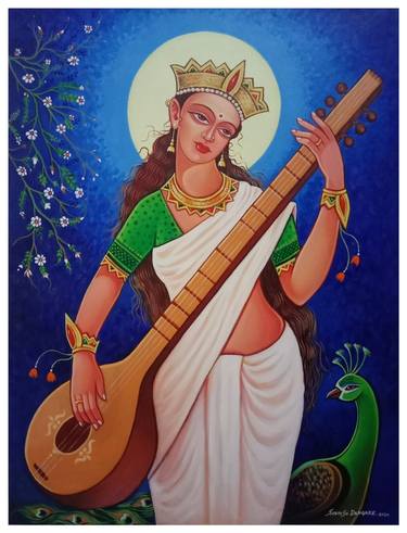 Original Popular culture Paintings by santosh dangare