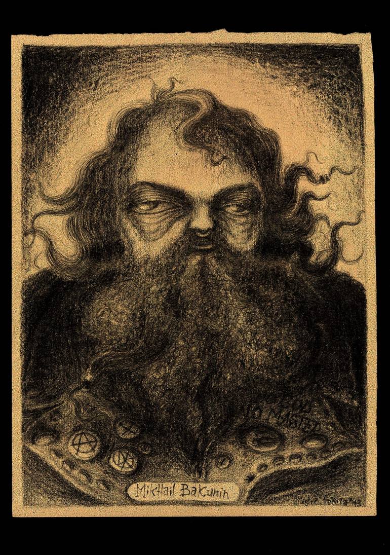 Mikhail Bakunin Art Print