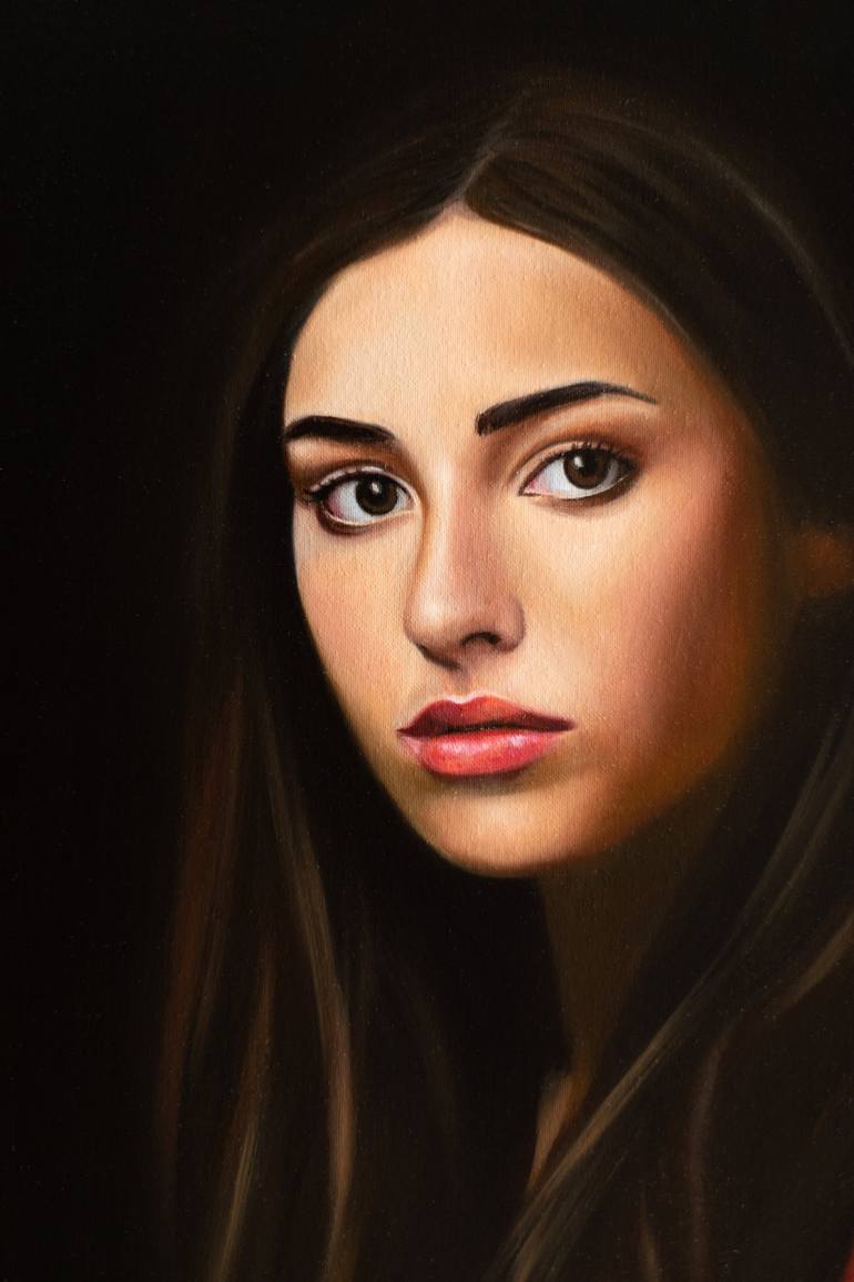 Original Figurative Women Painting by Gennaro Santaniello