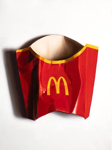 Mc donald's french fries paper container "back in NYC" thumb