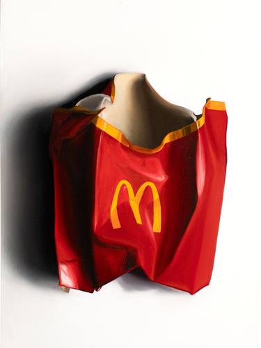 Mc donald's french fries paper container "back in NYC" thumb