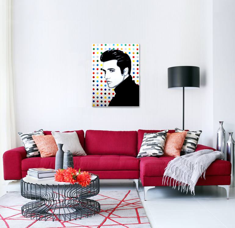 Original Minimalism Pop Culture/Celebrity Painting by Gennaro Santaniello