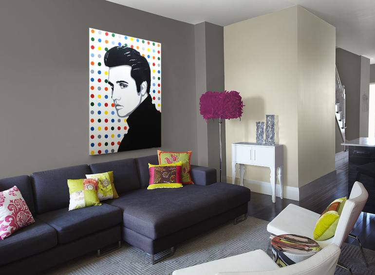 Original Minimalism Pop Culture/Celebrity Painting by Gennaro Santaniello