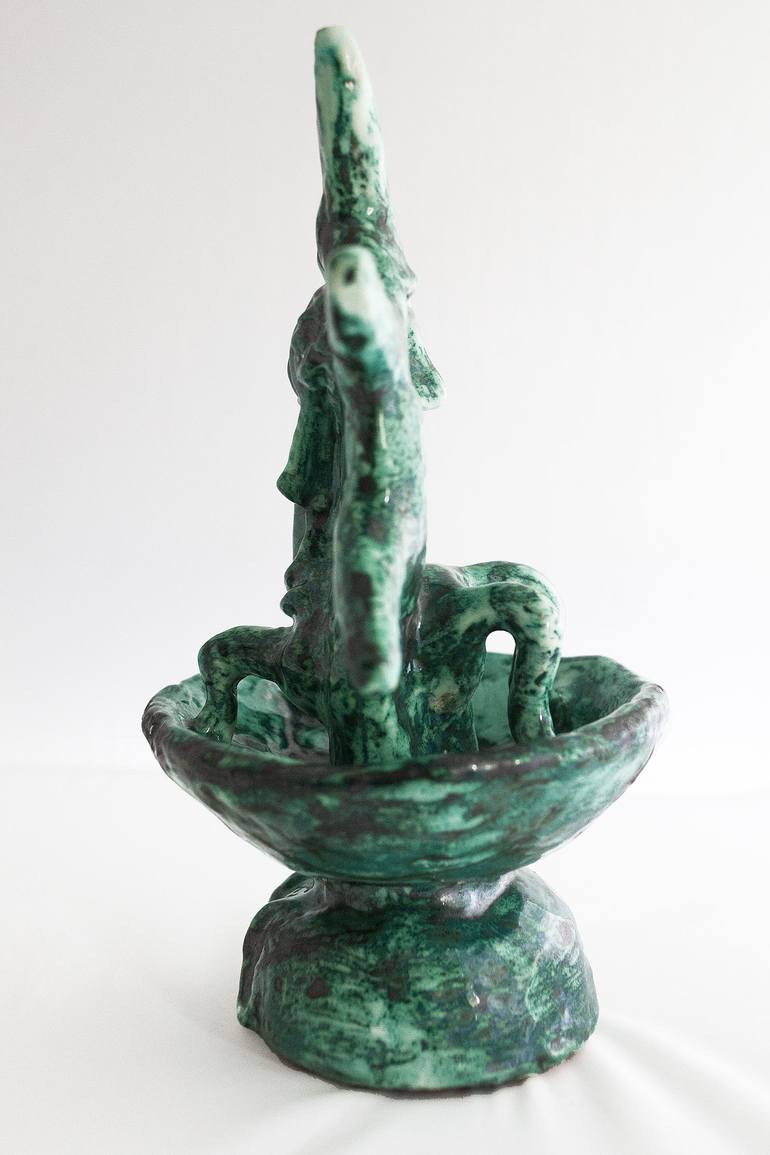 Original Conceptual Pop Culture/Celebrity Sculpture by Rossana Leonardi