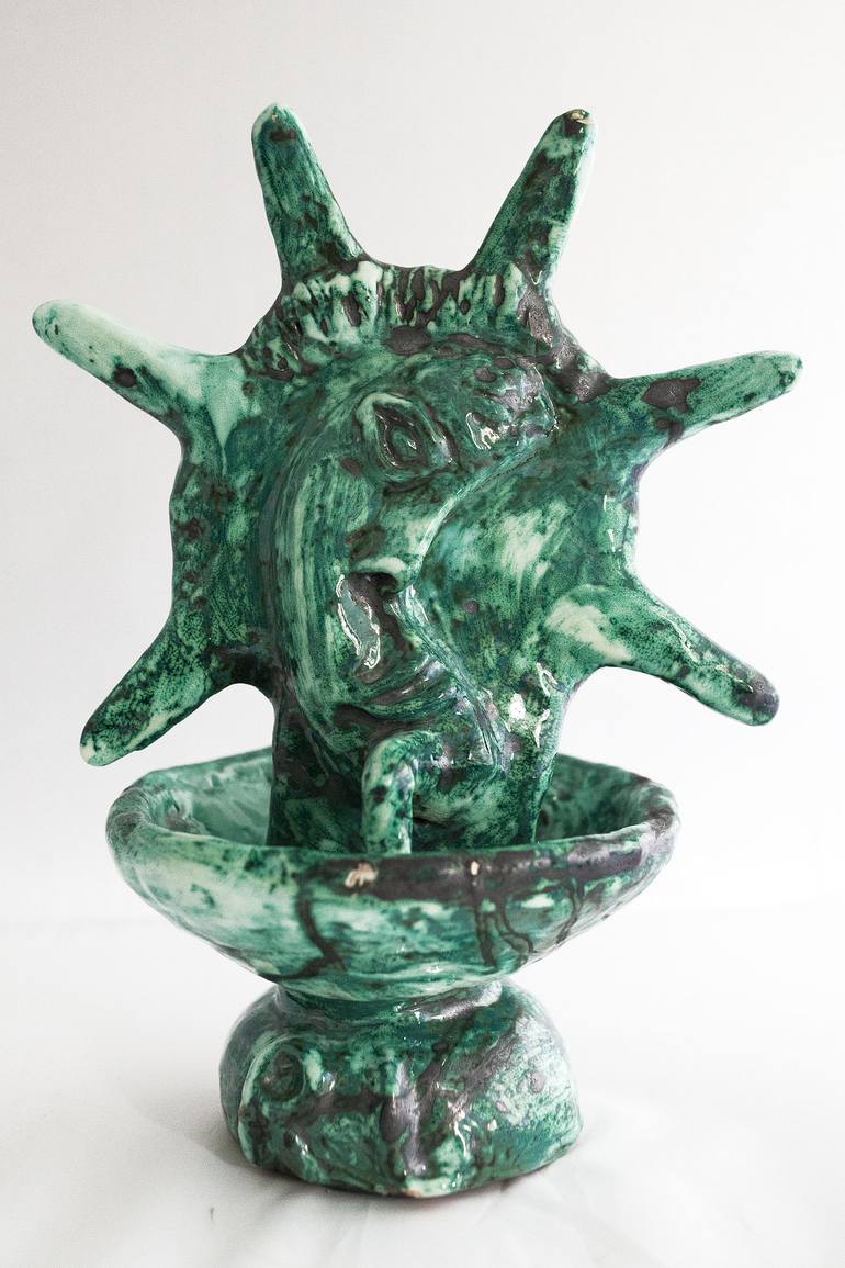 Original Conceptual Pop Culture/Celebrity Sculpture by Rossana Leonardi