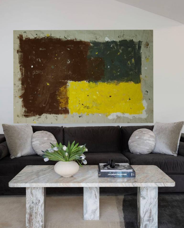 Original Abstract Expressionism Abstract Painting by Steve Byrnes