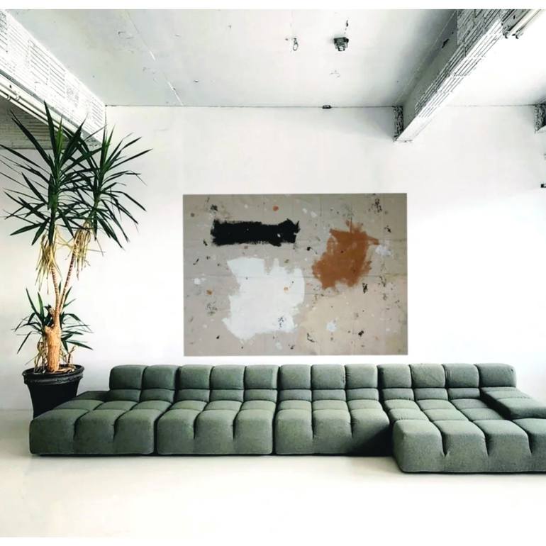 Original Abstract Expressionism Abstract Painting by Steve Byrnes