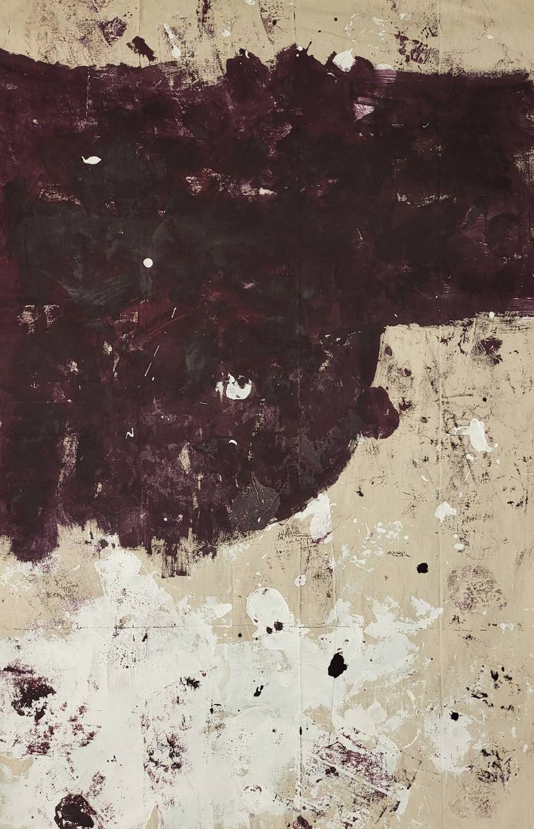 Original Abstract Expressionism Abstract Painting by Steve Byrnes