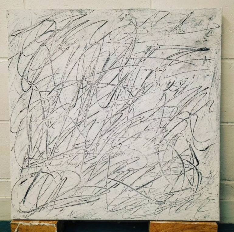 Original Abstract Expressionism Abstract Painting by Steve Byrnes