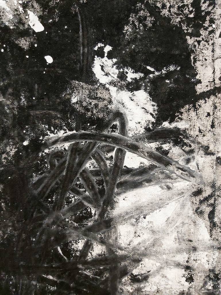 Original Abstract Expressionism Abstract Painting by Steve Byrnes