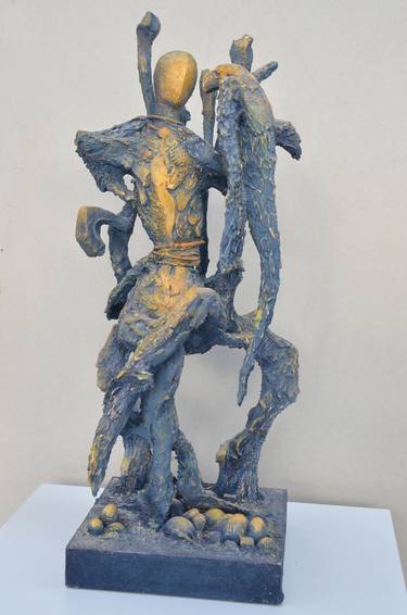 Original Expressionism Women Sculpture by Nikola Kosic