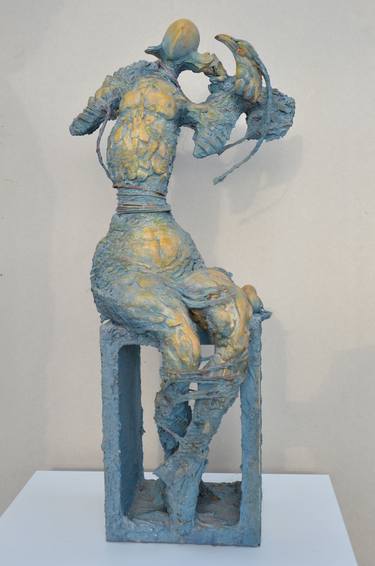 Original Expressionism Women Sculpture by Nikola Kosic