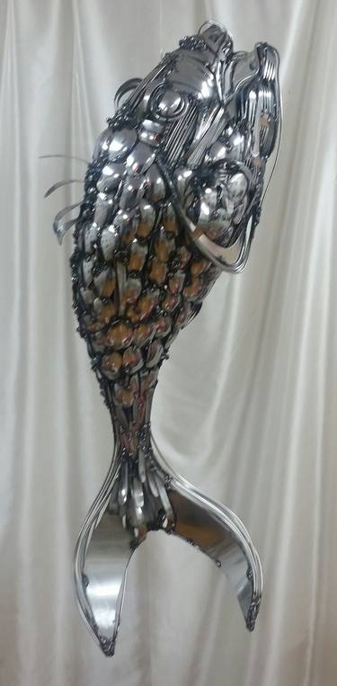 Original Fine Art Fish Sculpture by Nikola Kosic