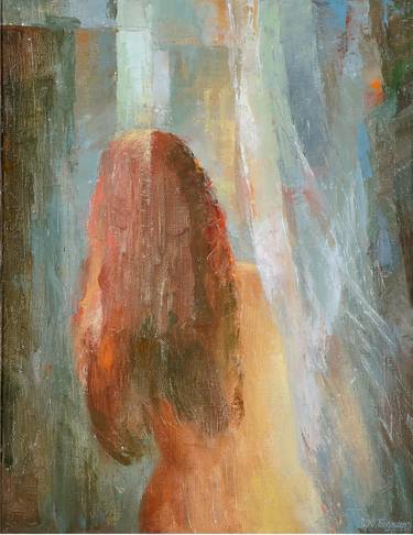 Print of Impressionism Erotic Paintings by Yuriy Bodnar