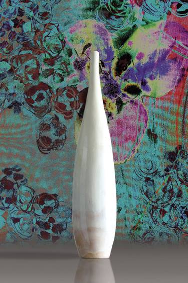 Pearle white vase - sold thumb