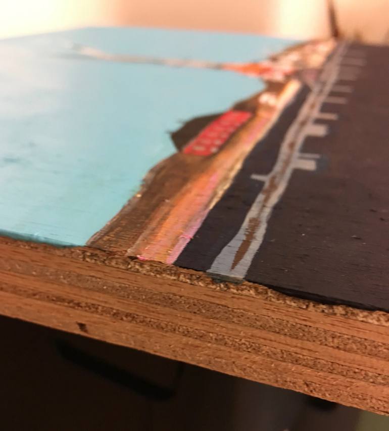 Original Documentary Landscape Painting by Chiara Elisa Ragghianti