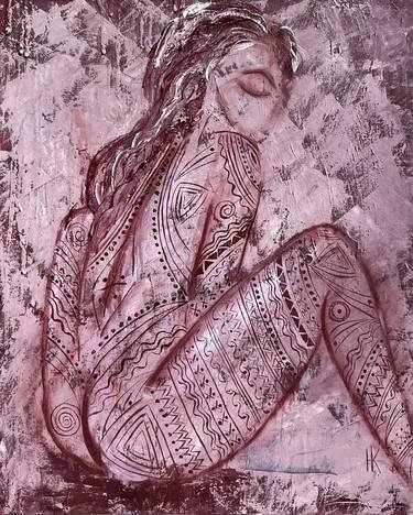 Print of Figurative Nude Paintings by Halyna Kirichenko