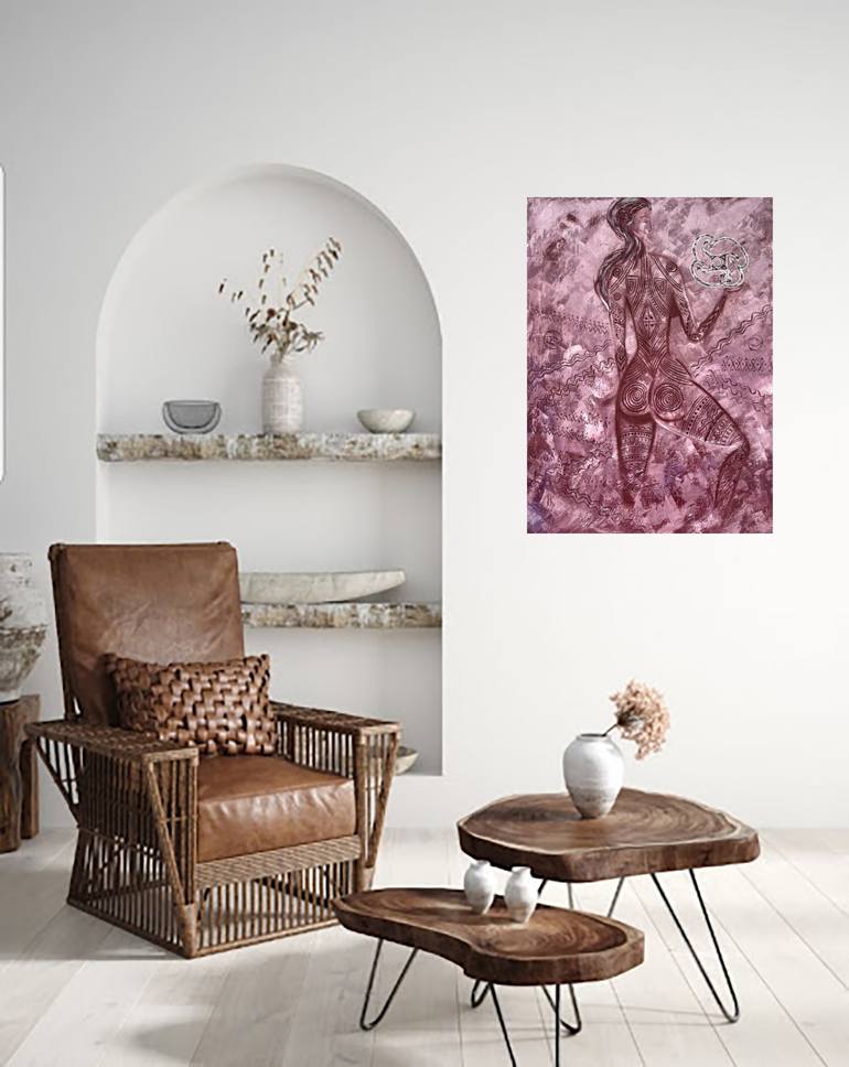 Original Contemporary Nude Painting by Halyna Kirichenko