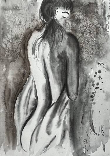 Original Impressionism Nude Paintings by Halyna Kirichenko