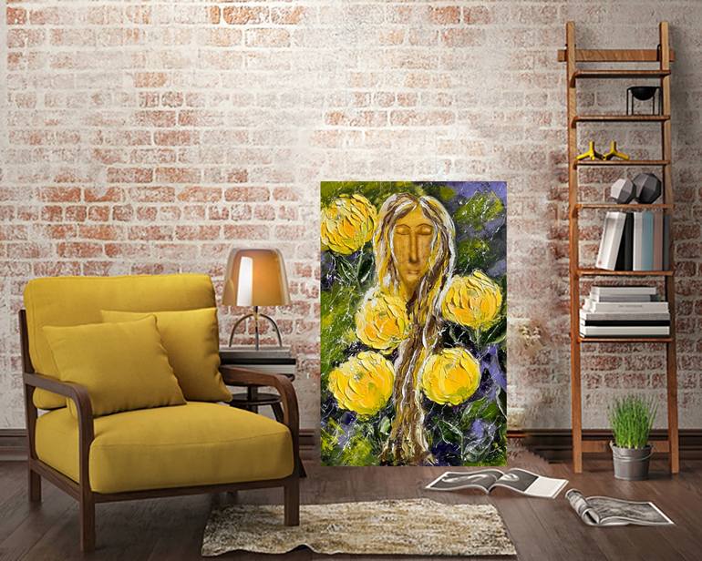 Original Abstract People Painting by Halyna Kirichenko