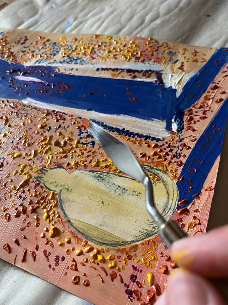 Original Figurative People Painting by Halyna Kirichenko