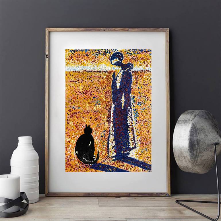 Original Figurative People Painting by Halyna Kirichenko