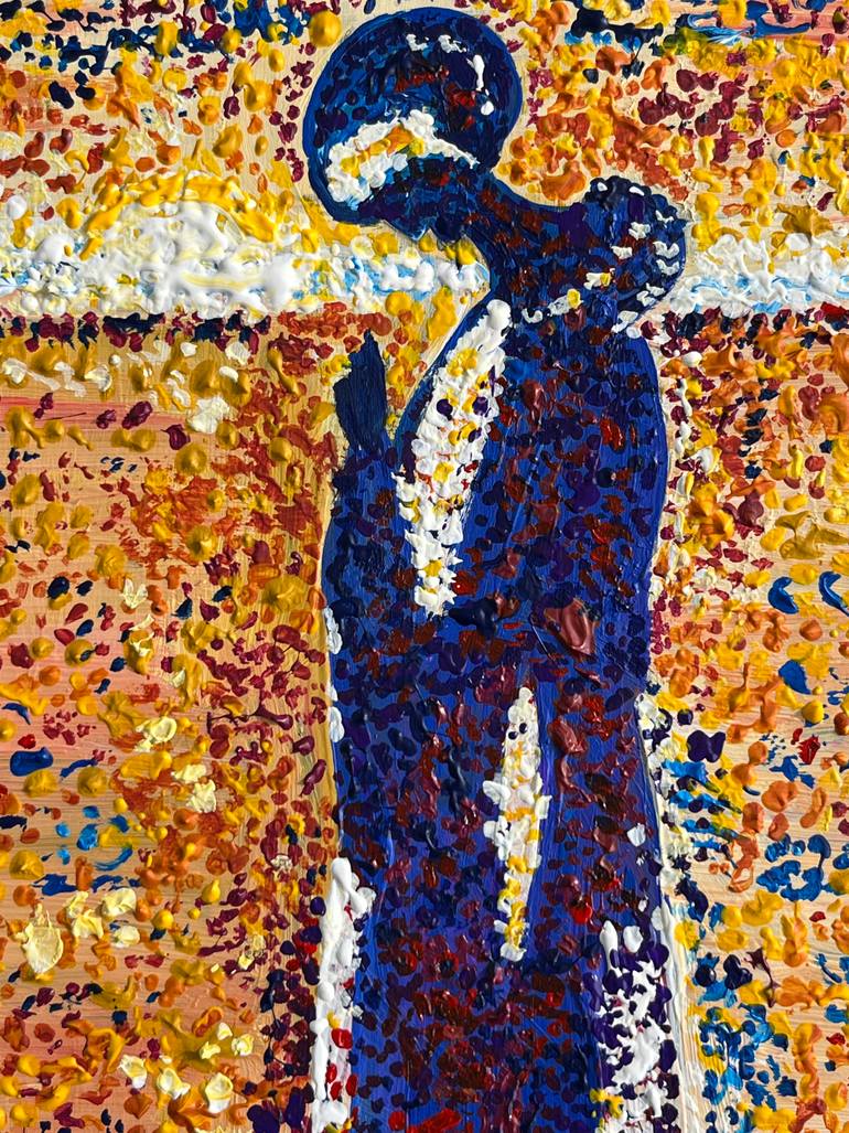 Original Figurative People Painting by Halyna Kirichenko