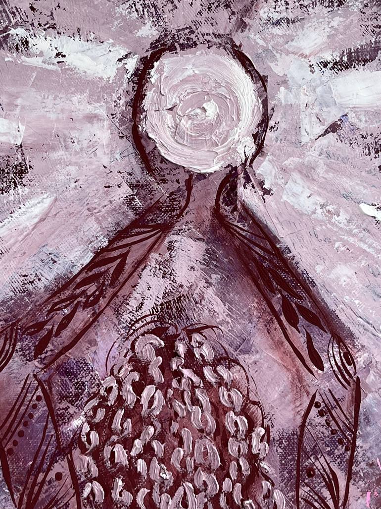 Original Abstract Expressionism Body Painting by Halyna Kirichenko