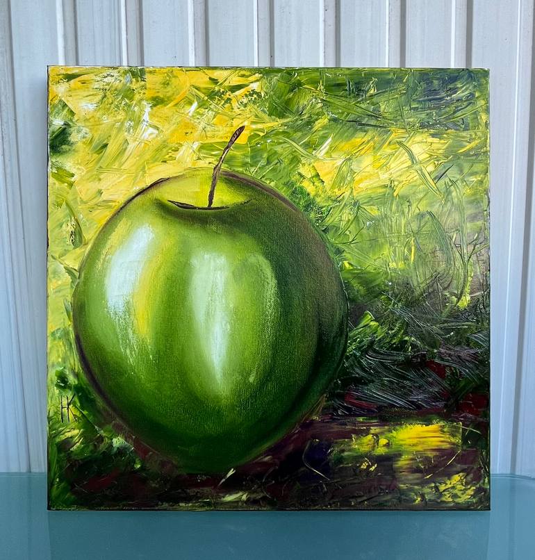 Original Impressionism Food & Drink Painting by Halyna Kirichenko