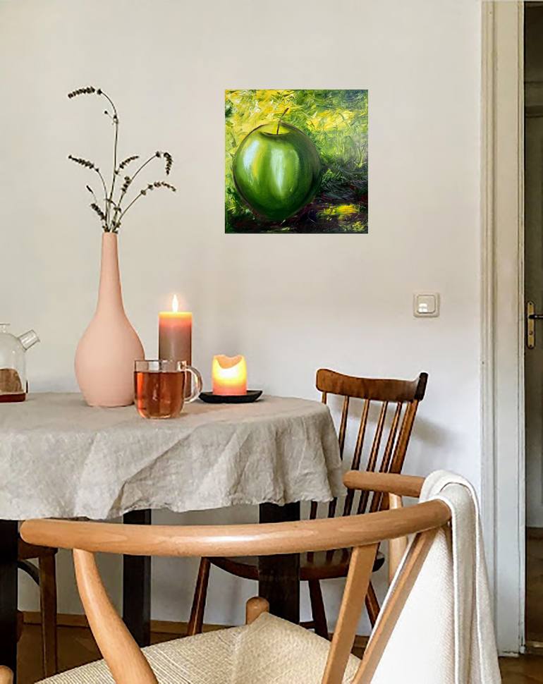 Original Impressionism Food & Drink Painting by Halyna Kirichenko
