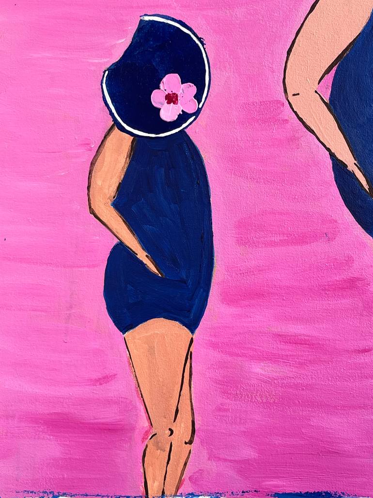 Original Abstract Expressionism People Painting by Halyna Kirichenko