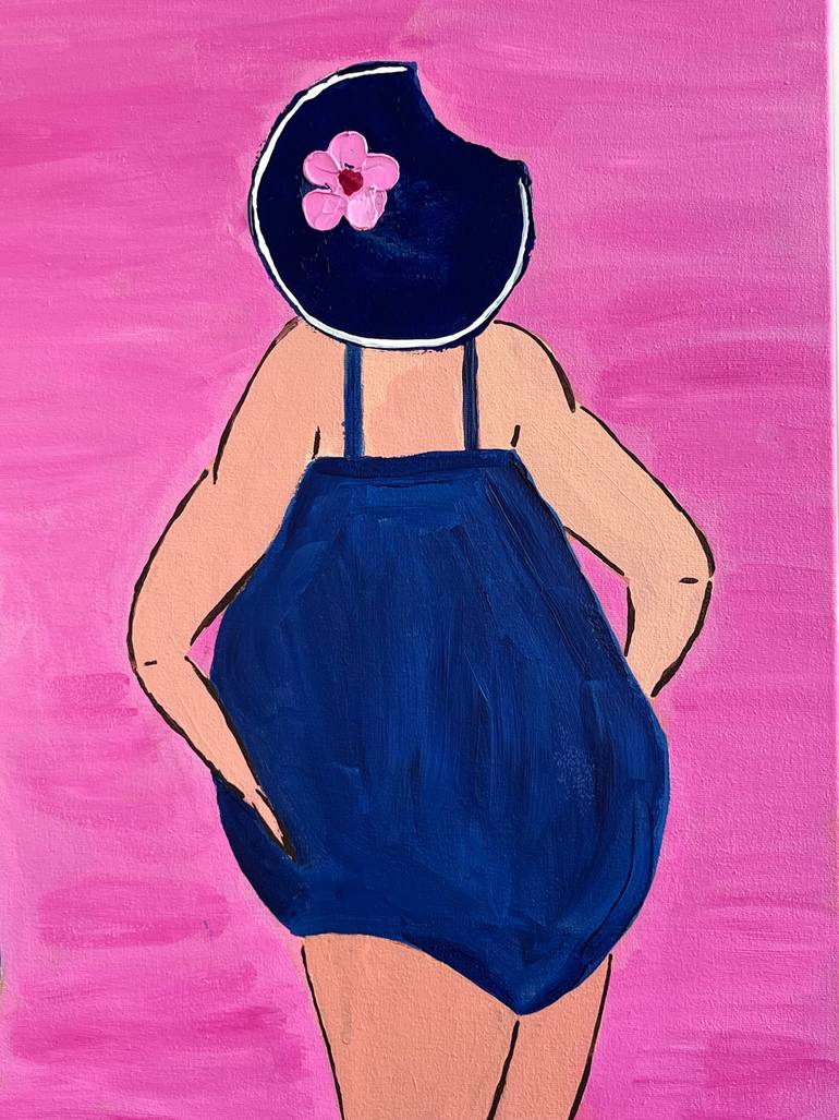 Original Abstract Expressionism People Painting by Halyna Kirichenko