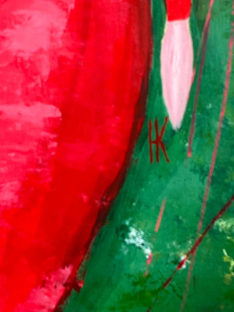 Original Abstract Women Painting by Halyna Kirichenko