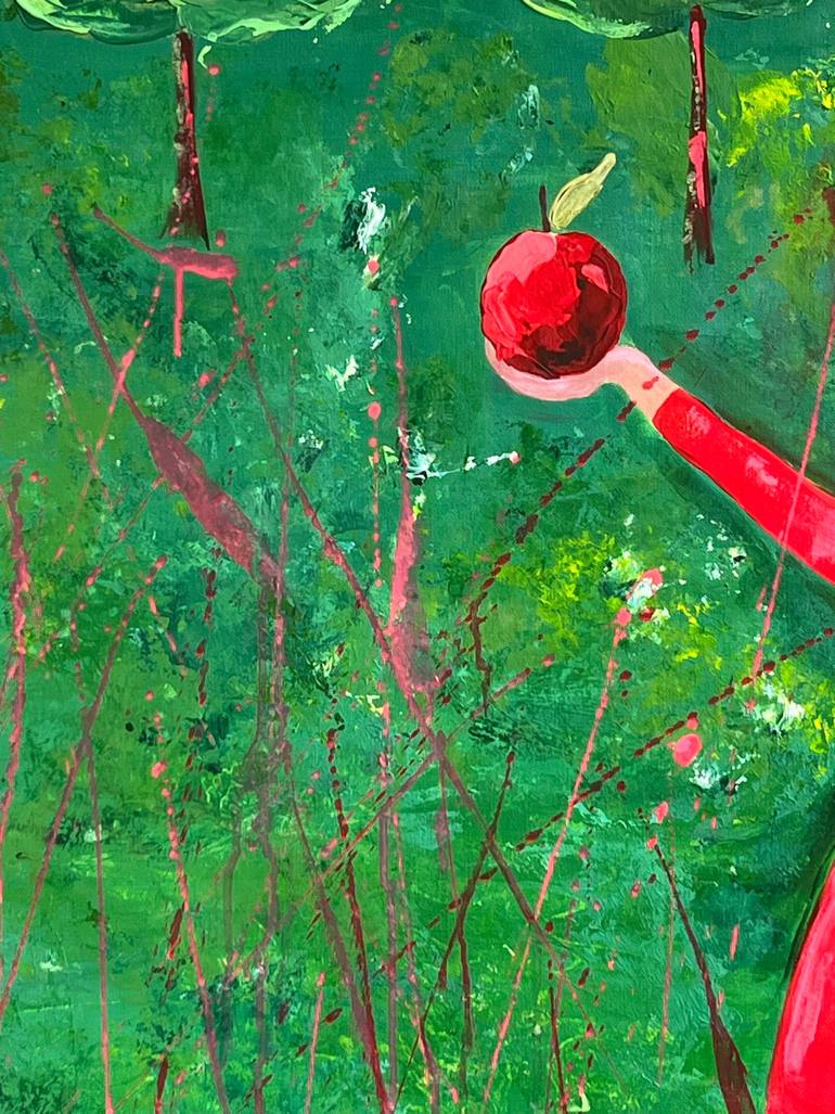 Original Abstract Women Painting by Halyna Kirichenko