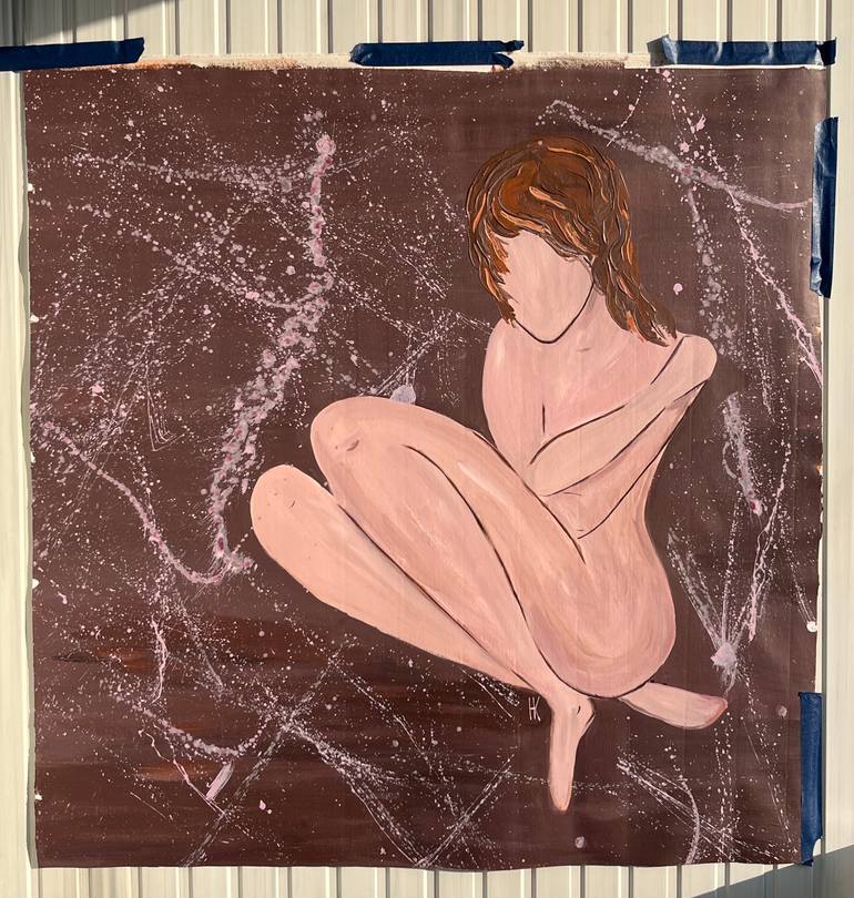 Original Contemporary Nude Painting by Halyna Kirichenko