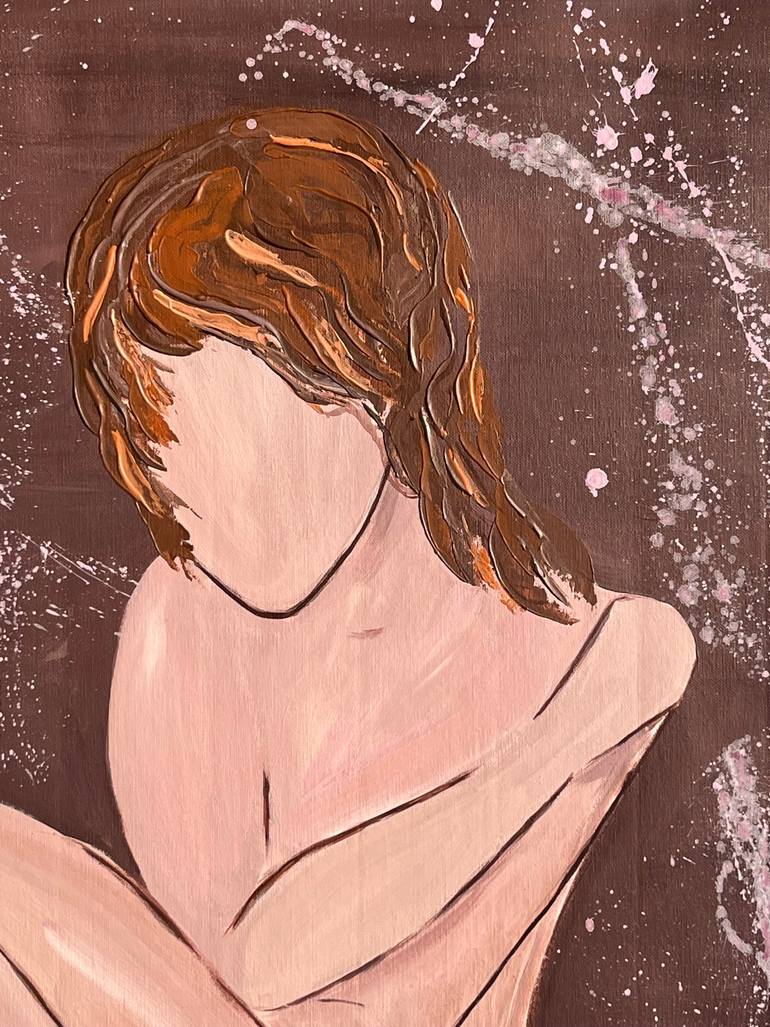 Original Contemporary Nude Painting by Halyna Kirichenko