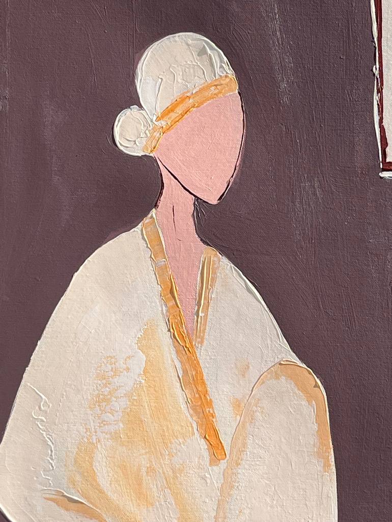Original Abstract Expressionism Women Painting by Halyna Kirichenko