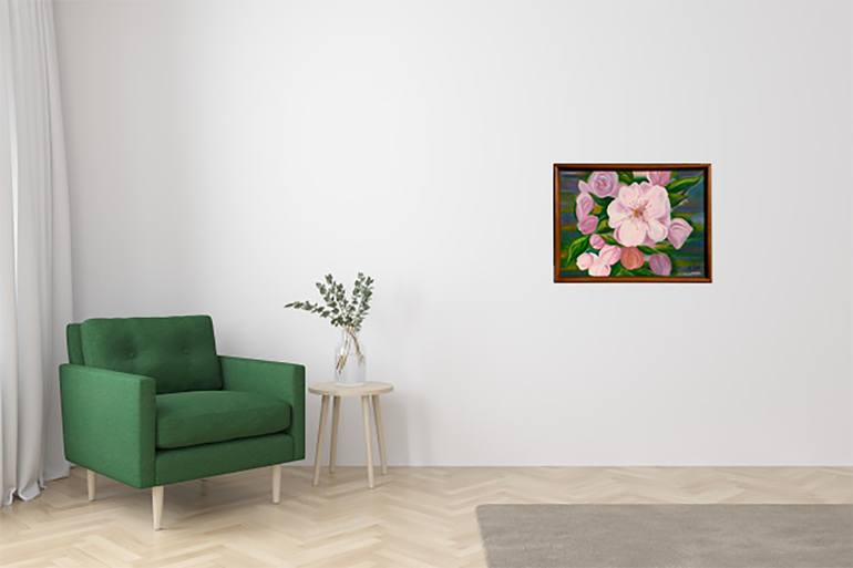 Original Fine Art Floral Painting by Halyna Kirichenko