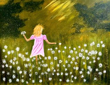 Original Fine Art Children Paintings by Halyna Kirichenko