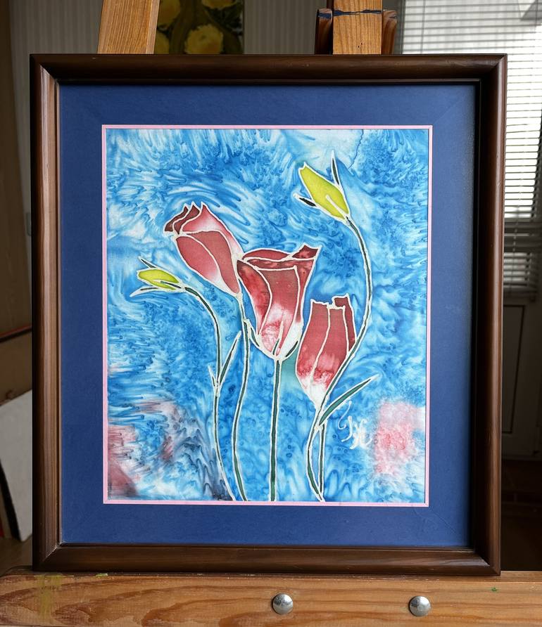 Original Fine Art Botanic Painting by Halyna Kirichenko