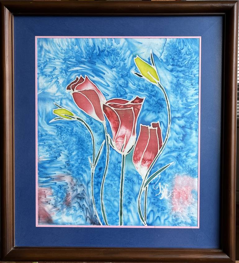 Original Fine Art Botanic Painting by Halyna Kirichenko