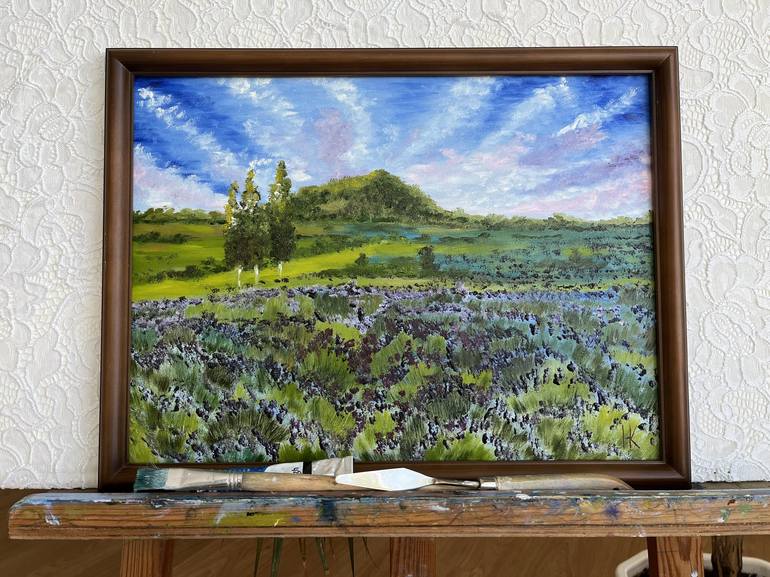 Original Impressionism Landscape Painting by Halyna Kirichenko