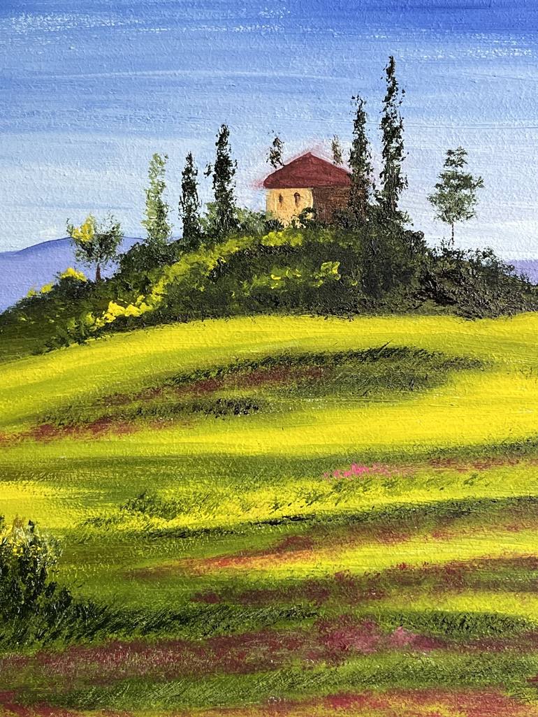 Original Impressionism Landscape Painting by Halyna Kirichenko