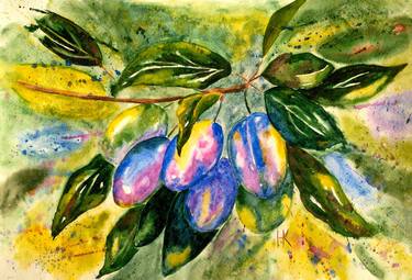 Print of Botanic Paintings by Halyna Kirichenko