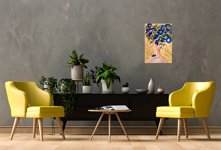 Original Abstract People Painting by Halyna Kirichenko